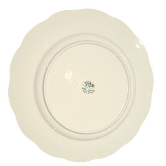 Teacup & Saucer Royal Albert Forget-Me-Not Bone China  Gold Trim Floral Design - Picture 10 of 11